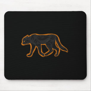 ALFOMBRILLA DE RATÓN PANTERA DE NEÓN