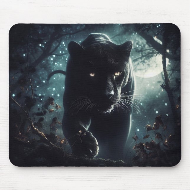 Alfombrilla De Ratón "Pantera negra" (Frente)