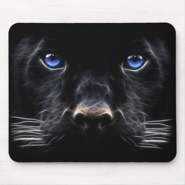 Alfombrilla De Ratón Pantera negra Mousepad (Frente)