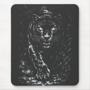 Alfombrilla De Ratón Pantera Negra — por BurnsInHell