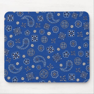 Alfombrilla De Ratón Pañuelo azul Mousepad