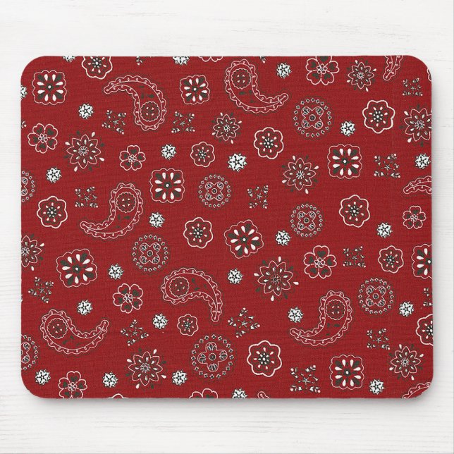 Alfombrilla De Ratón Pañuelo rojo Mousepad (Frente)
