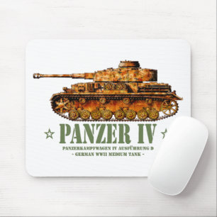 Alfombrilla De Ratón Panzer IV D Guerra Mundial Dos tanques alemanes me