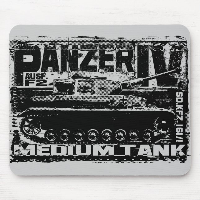 Alfombrilla De Ratón Panzer IV Mousepad (Frente)