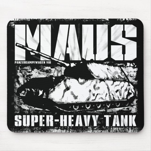 Alfombrilla De Ratón Panzer VIII Maus Mouse Pad (Frente)