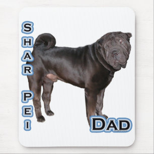 Alfombrilla De Ratón Papá 4 de Shar-Pei del chino