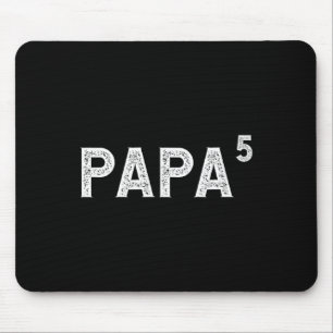 Alfombrilla De Ratón Papa 5 Para El Abuelo Con 5 Nietos