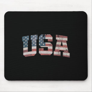 Alfombrilla De Ratón Papá Corgi Pembroke Welsh Corgi Bandera EEUU Amant