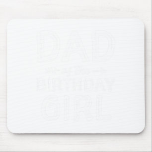 Alfombrilla De Ratón Papá de los Chicas de cumpleaños, padre #39; hombr