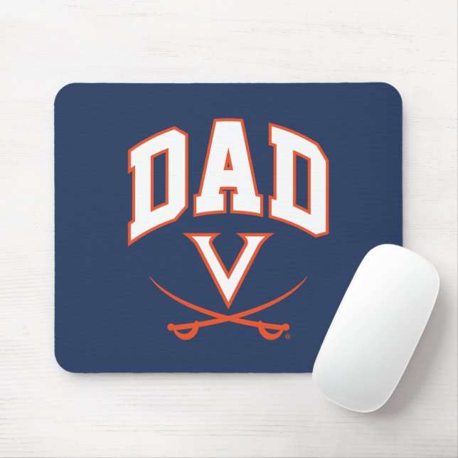 Alfombrilla De Ratón Papá de los Virginia Cavaliers (Con ratón)