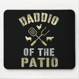 Alfombrilla De Ratón Papá divertido de la barbacoa del patio