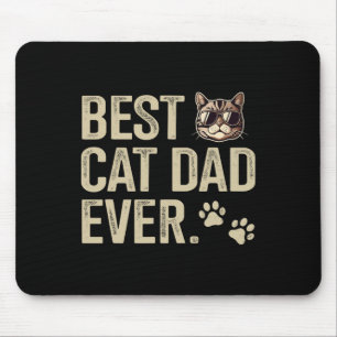Alfombrilla De Ratón Papá Gato Nunca Para Los Navidades De Cumpleaños D