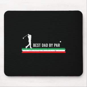 Alfombrilla De Ratón Papá italiano jugando golf Padre bandera de Italia