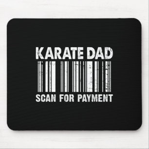Alfombrilla De Ratón Papá Karate Escanea Código R de Pago Día del Padre