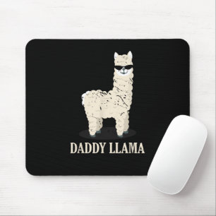 Alfombrilla De Ratón Papá Llama Alpaca Amante de Animales Divertidos