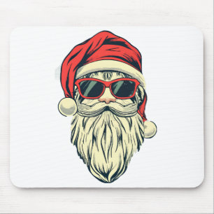 Alfombrilla De Ratón Papá Noel con gafas