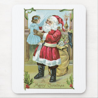 Alfombrilla De Ratón Papá Noel con niño