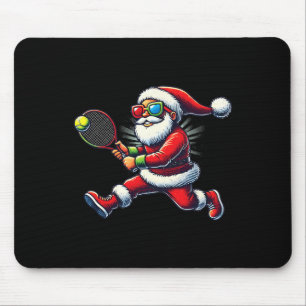 Alfombrilla De Ratón Papá Noel jugando al tenis