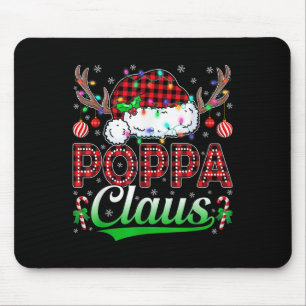 Alfombrilla De Ratón Papa Noel Luces de Navidad Familia Combinando Pija