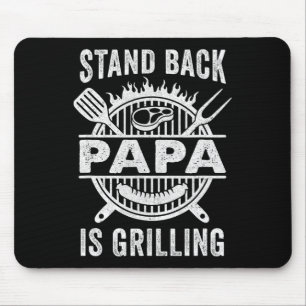 Alfombrilla De Ratón Papa Stand Ck Está Asando Parrilla Divertida Día d