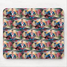 Papá Super Héroe En El Barrio Suburbano