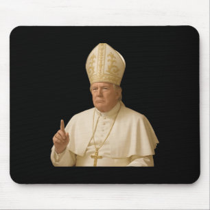 Alfombrilla De Ratón Papa Trump Divertido Trump Vaticano Cristiano Retr