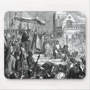 Alfombrilla De Ratón Papa Urbano II que predica la primera cruzada