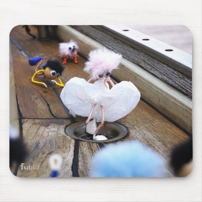 Alfombrilla De Ratón Paparazzi bij Fubby op rooster. (Frente)