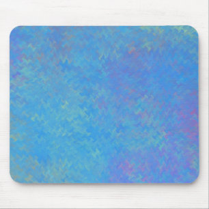 Alfombrilla De Ratón Papel Azul Hermoso con Efecto de Mármol