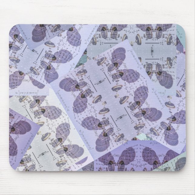 Alfombrilla De Ratón Papel de matemáticas (Frente)