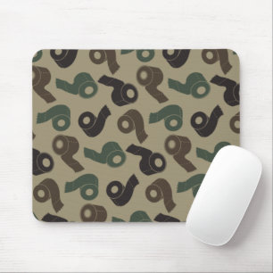 Alfombrilla De Ratón Papel higiénico camuflaje patrón de camuflaje bosc