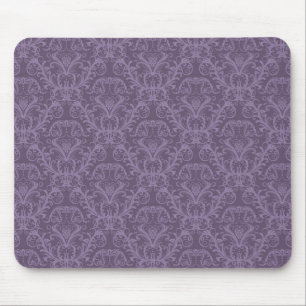Alfombrilla De Ratón Papel morado floral 2