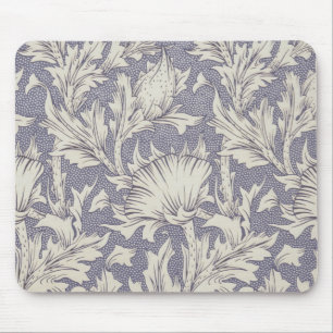Alfombrilla De Ratón Papel pintado de amapola de cuerno de William Morr
