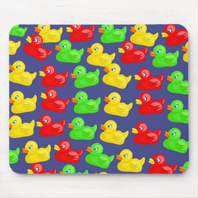 Alfombrilla De Ratón Papel pintado del pato (Frente)