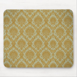 Alfombrilla De Ratón Papel pintado Mousepad del damasco del oro