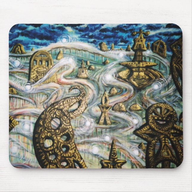 Alfombrilla De Ratón Papeles del monumento (Frente)