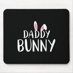 Alfombrilla De Ratón Papi Bunny Easter Embarazada Mamá Matando Pareja