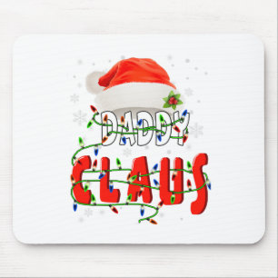 Alfombrilla De Ratón Papi Claus Navidades Familia Pajama Matando Navida