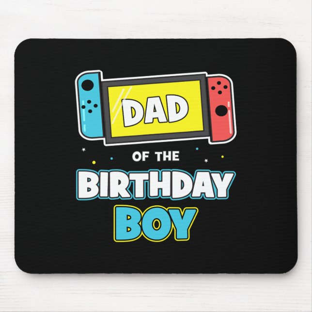 Alfombrilla De Ratón Papi Del Videojuego De Cumpleaños Funny (Frente)