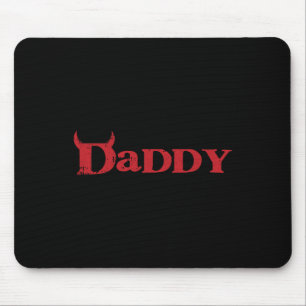 Alfombrilla De Ratón Papi Devil Horn Lazy Halloween disfraz Gothic Pap