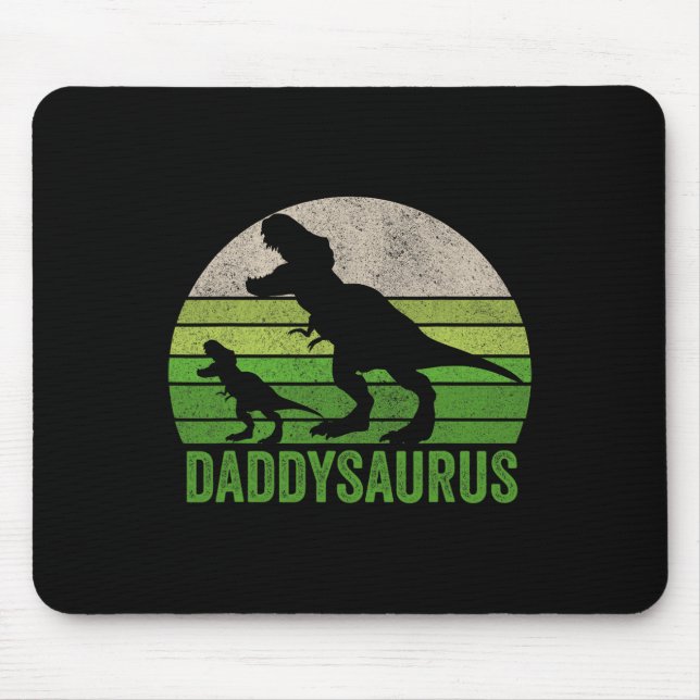 Alfombrilla De Ratón Papi Dinosaurio Papi Funny Padres Regalo del Día (Frente)