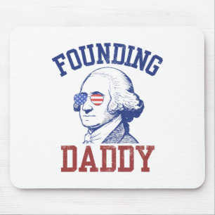 Alfombrilla De Ratón Papi Fundador George Washington Funny 4 De Julio