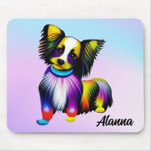 Alfombrilla De Ratón Papillion Pop Art Pastel Personalizado