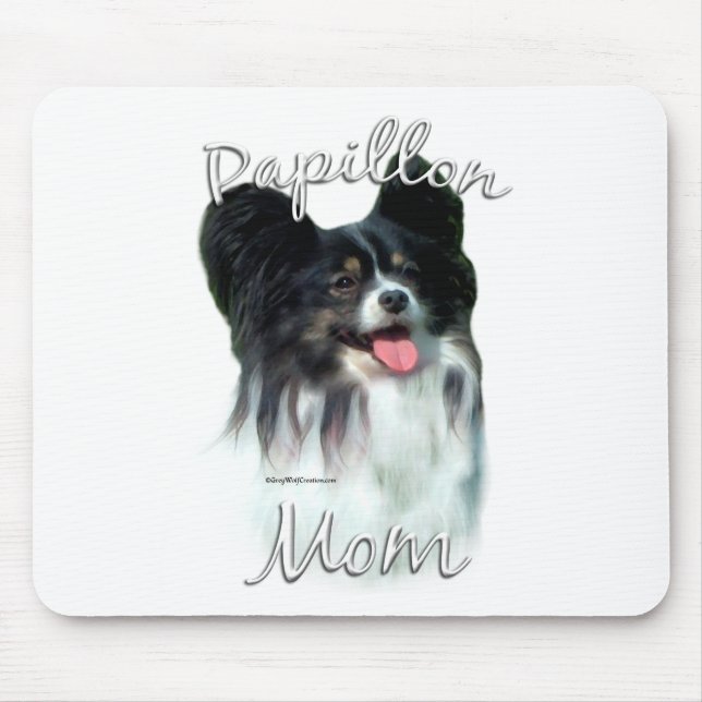 Alfombrilla De Ratón Papillon Mom 2 (Frente)