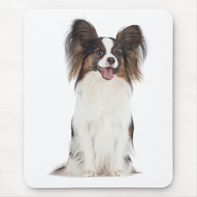Alfombrilla De Ratón Papillon Puppy Mom Dog Lover Cuppies A Mamá (Frente)