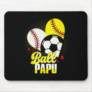 Alfombrilla De Ratón Papu vende fútbol suave divertido lindo Navidad