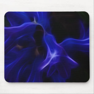 Alfombrilla De Ratón Par de ratón abstracto azul para el timbre del beb