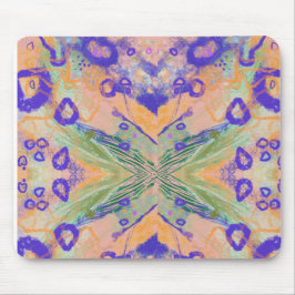 Alfombrilla De Ratón Par de ratón de imagen espejo de color feliz