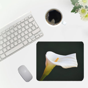 Alfombrilla De Ratón Par de ratón para flores de Calla blanca