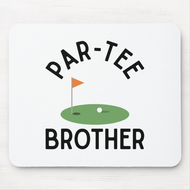 Alfombrilla De Ratón Par Tee Brother Funny Golf Birthday Party Family M (Frente)